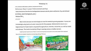 Bridge Course, Standard-6th, Subject-General Science, Worksheet Number-15