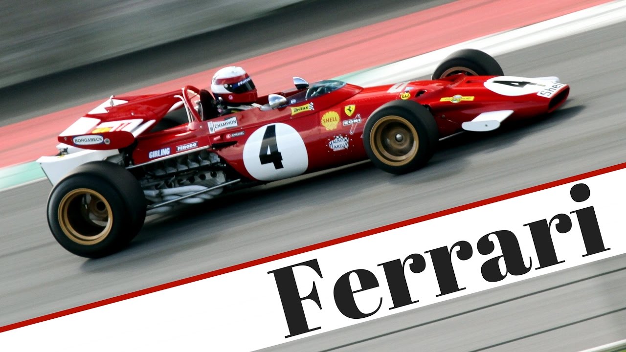 1970 Ferrari F1 312 B ex Clay Regazzoni - Flat-12 engine, Pure Sound! - YouTube