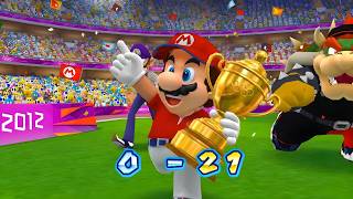 Mario &amp; Sonic Tokyo 2012 Football | Mario Golf Team Ultimate Match | Hardest Difficulty
