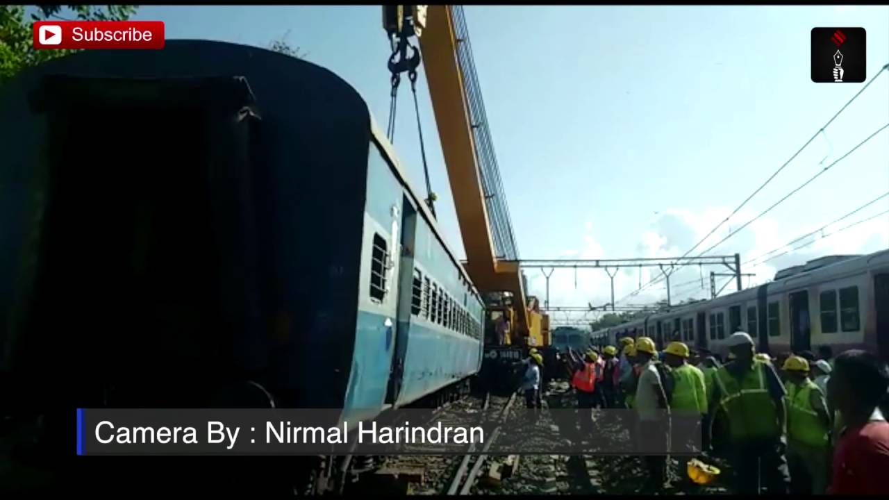 Railway Coach That Derailed On The Western Line In Mumbai Being Cleared
