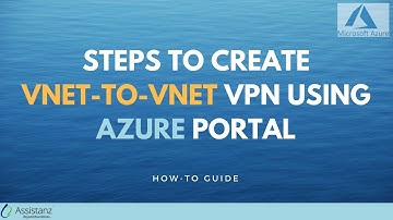 Steps to create VNET-to-VNET VPN using Azure Portal