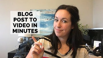 How to Turn blogs into videos with Lumen5 (Tutorial)