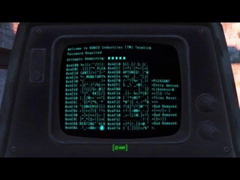 Fallout 4 Easy Terminal Hacking Secrets -Tutorial Tips N Tricks - YouTube