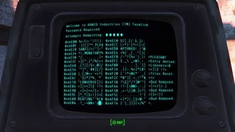 Fallout 4 Easy Terminal Hacking Secrets -Tutorial Tips N Tricks