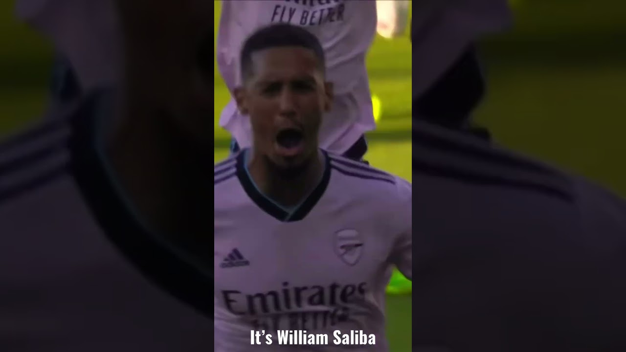William Saliba First Goal for Arsenal
