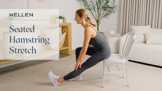 How to do a Seated Hamstring Stretch - Flexibility Exercise - Wellen