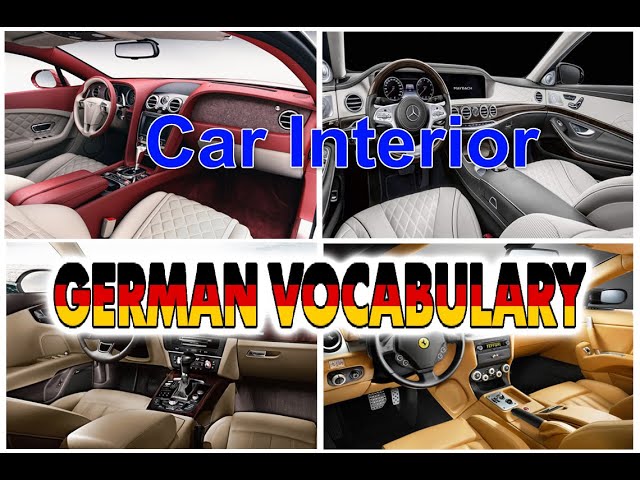 German Vocabulary Related to Cars and Driving in German Europe