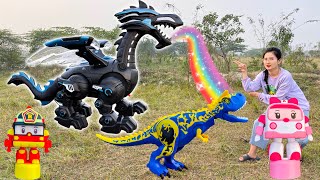 Changcady and the black dinosaur spray steam, defeat the tyrannosaur - Part 349