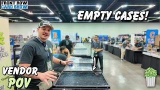 I Tried Vending With NO INVENTORY! Portland Front Row Card Show Vendor POV Day 1!