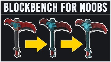 How to texture a Minecraft Model (& how to make it super high-res!) - Blockbench for Noobs - Part 2