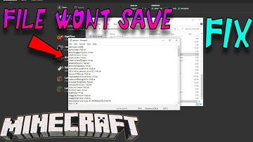 How To Fix Minecraft Gamma Options.txt Won