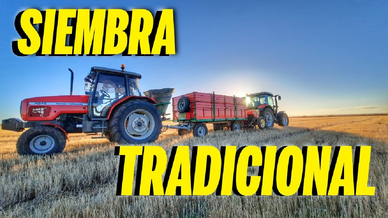 Siembra tradicional de cebada: Paso a paso con sembradora sola