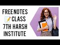 Class 7th free notes science and SST notes combination. 
