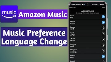 how to change amazon music preference language | add music listen language prime