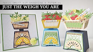 Just The Weigh You Are | Tonic Studios Craft Kit 80 | Unboxing | Tutorial