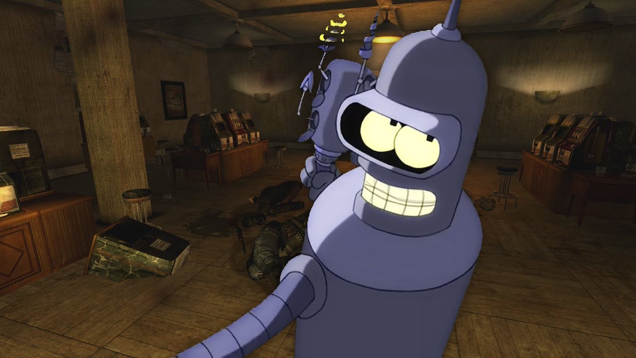 They're trying to rob you in Fallout: New Vegas - YouTube