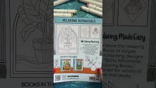 Boho Minimalist Coloring Book - Featuring Botanicals