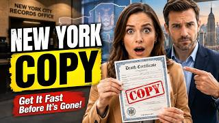 How to get a death certificate copy in New York