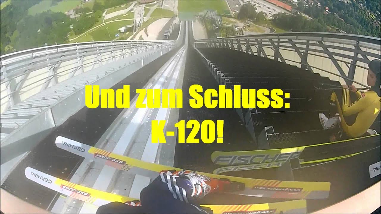 Alpine-Skijumping in Garmisch-Partenkirchen! filmed by GoPro Hero HD2