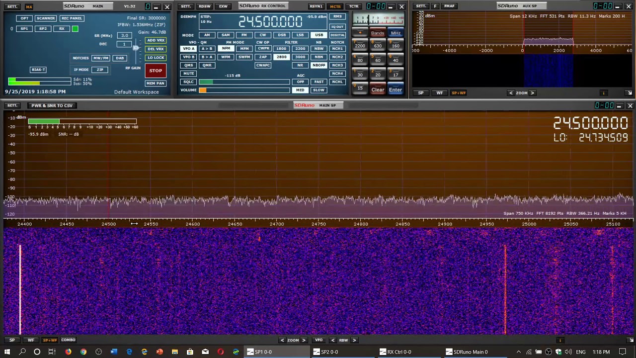 Shortwave Spectrum What is there from 24 to 25 MHz Shortwave to listen