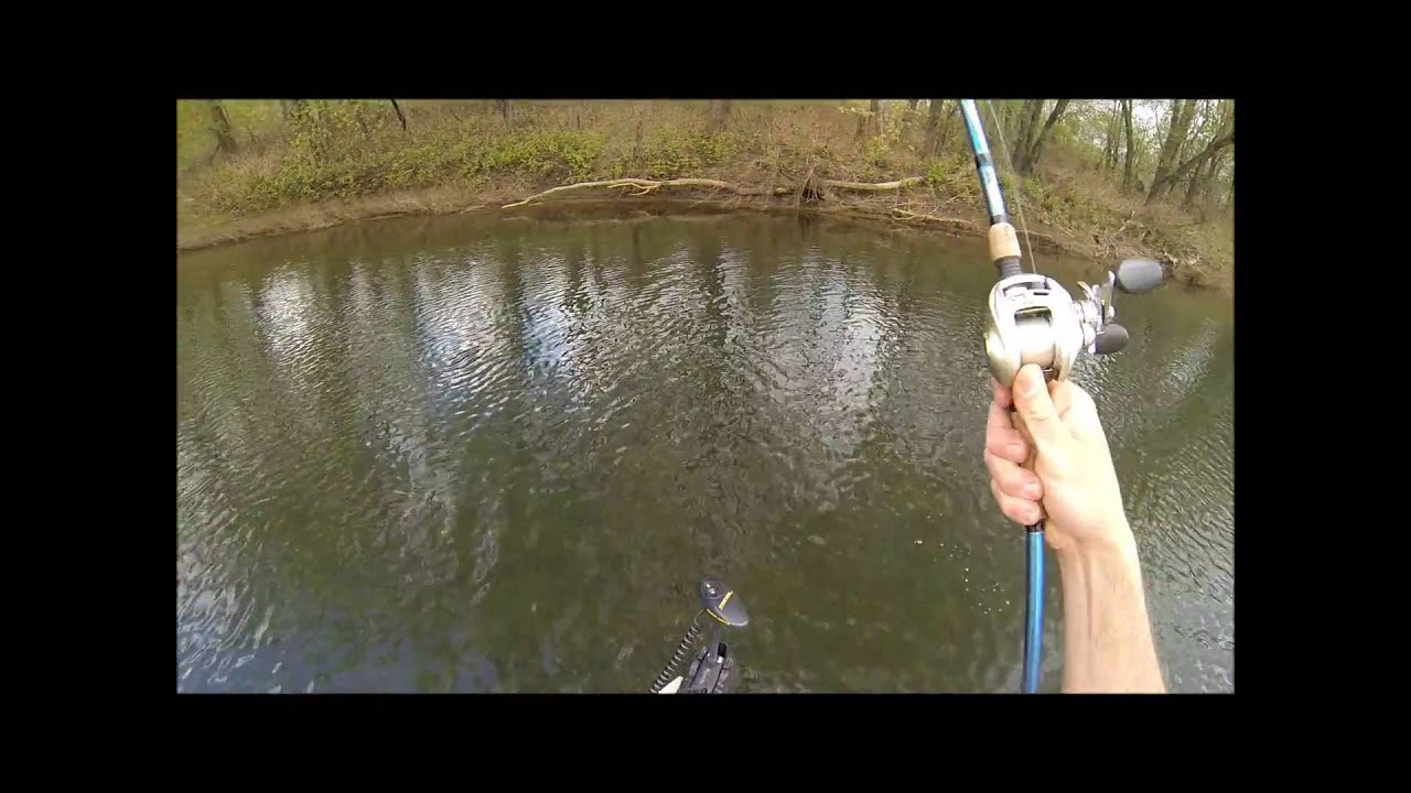 Jig Fishing - 3 Smallmouth in 1 1/2 minutes. 