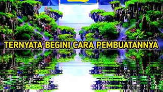 #06 Setting Paludarium Pemandangan Tebing Yang Indah #aquascape #paludarium #sandstone