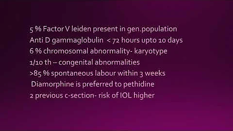 Late intrauterine fetal death-my revision notes, green top guideline summary