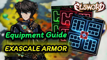 [엘소드/Elsword] Equipment Guide | Exascale Armor