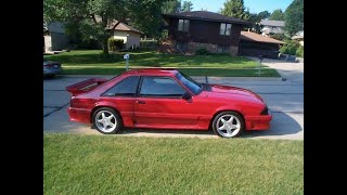 88 Gt Mustang At Mid America Motorplex 052102 From Stands.