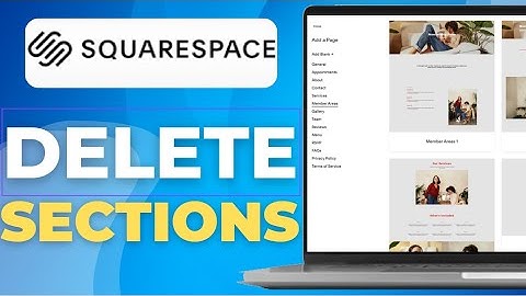 How To Delete Saved Sections in Squarespace