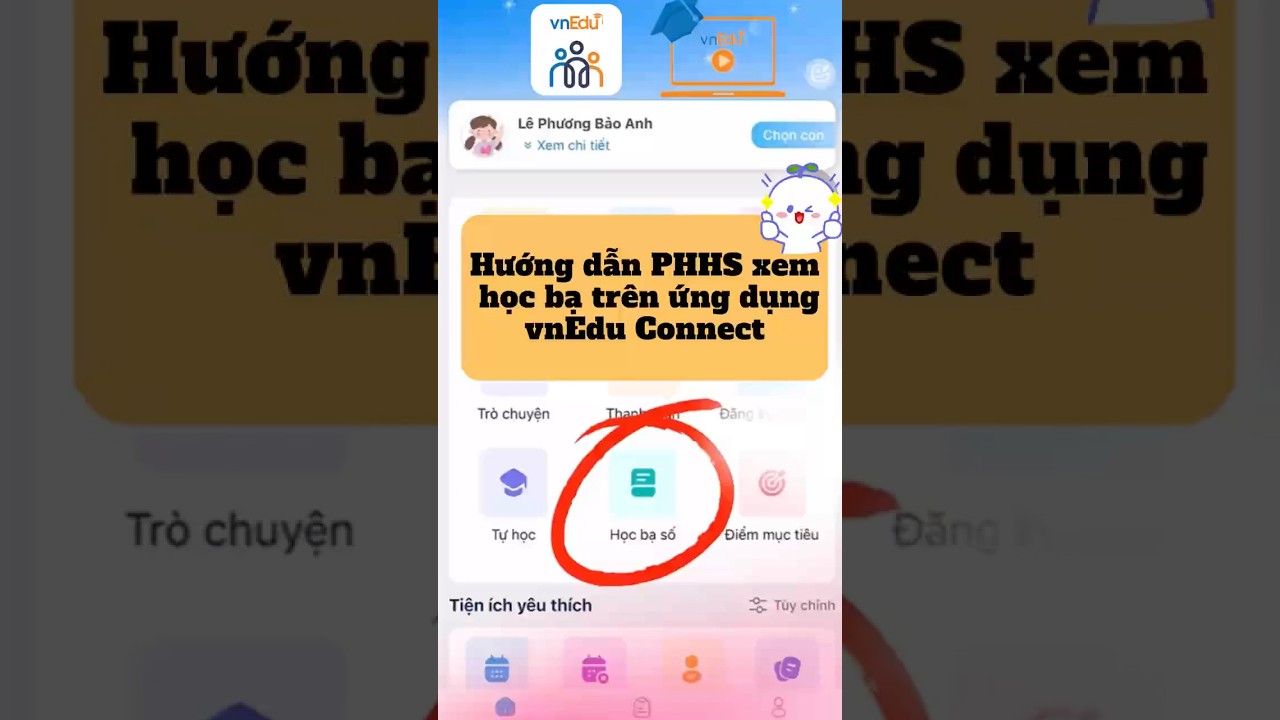 Hướng Dẫn PHHS Xem Học Bạ Trên Ứng Dụng VNEDU CONNECT - youtube