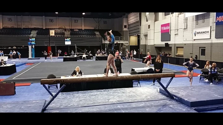 Annie Eggerding Level 10 State Meet beam 9.6