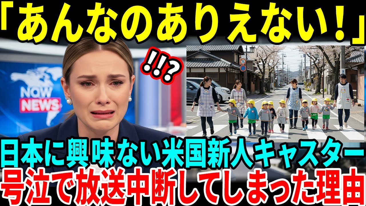 「今すぐ日本を放送しろ！」なぜアメリカの放送大手ABC放送が突然ニュースを打ち切り日本特集を放送したのか？衝撃理由とは【海外の反応】