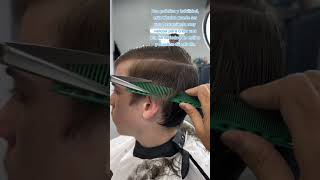 Scissors over comb technique Scissors over comb technique