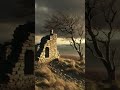 Desolate Moorland Ruins | Slow Melancholic Strings, Wind & Subtle Thunder Wuthering Heights Ambience