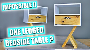 How To Make Modern Bedside Tables | DIY