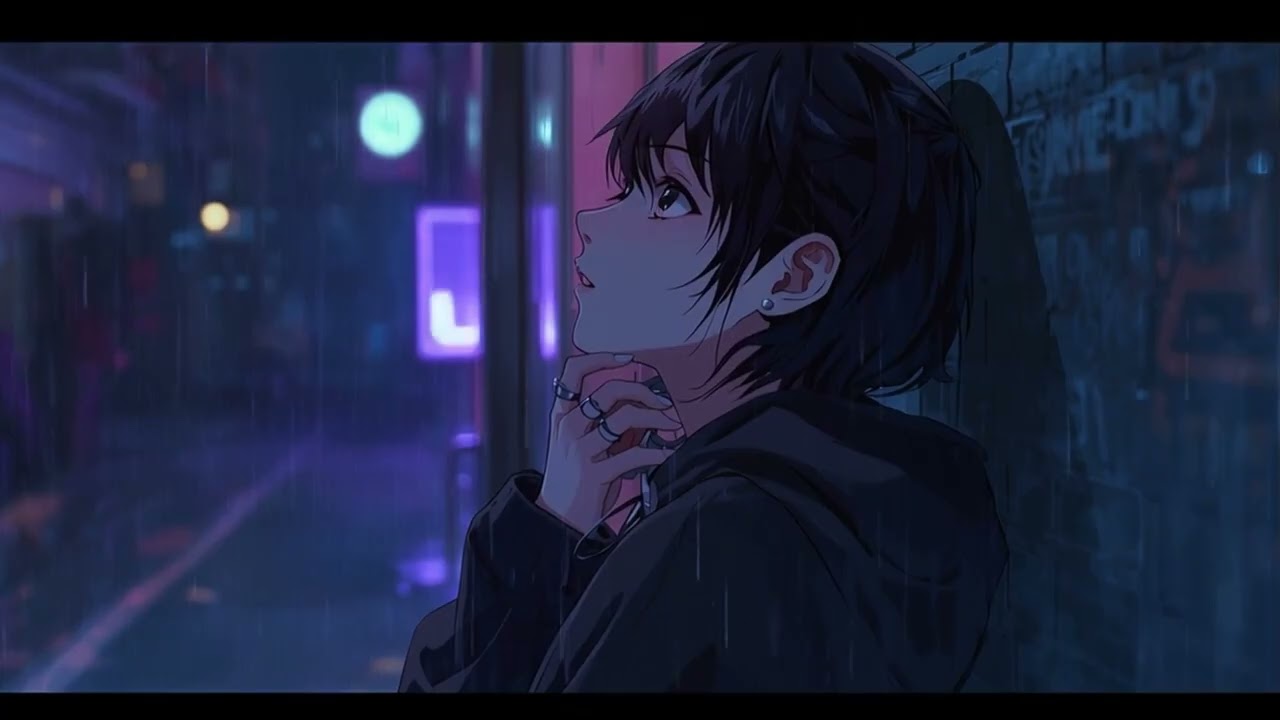 Silence Project – Echo | 90s Anime LoFi Rock Mix 🌧 Rainy Night Vibes (50 Min)