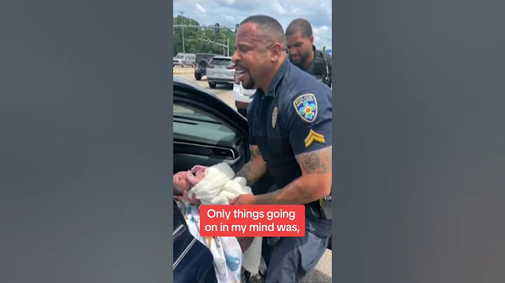 Police officer delivers baby on side of the road #shorts