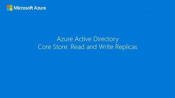 Microsoft Entra ID Core Store: Read and write replicas