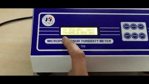 Microprocessor Turbidity Meter Demo & Installation Video