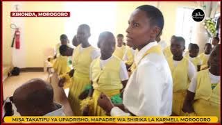 Mwombeni Bwana wa Mavuno Ikiimbwa na Shirikisho la Kwaya kwenye Misa ya Upadrisho Jimbo Morogoro.