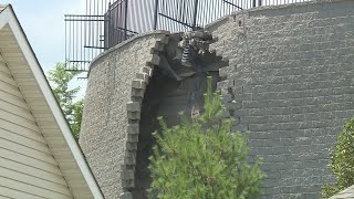 Arnold homes threatened after retaining wall partially collapses