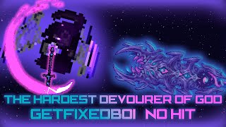 The Hardest Devourer Of Gods No-Hit | GetFixedBoi - Calamity Mod 2.0.3.6 | Legendary Mode