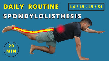 Daily workout Routine for Spondylolisthesis