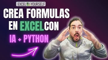 Crea tus propias fórmulas  UDF con Python + IA en Excel