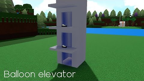 Balloon elevator tutorial build a boat ROBLOX