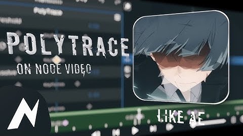 Polytrace effect like After effect on phone (Node video) tutorial !! (free project file) !! 6.8.1