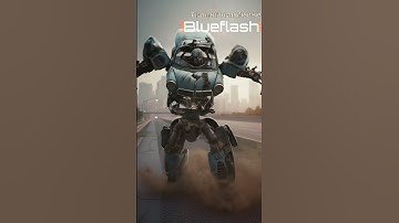 Meet Blueflash 🚗🤖 – the epic pale-blue Autobot #cinematic  #automobile  #futurerobots