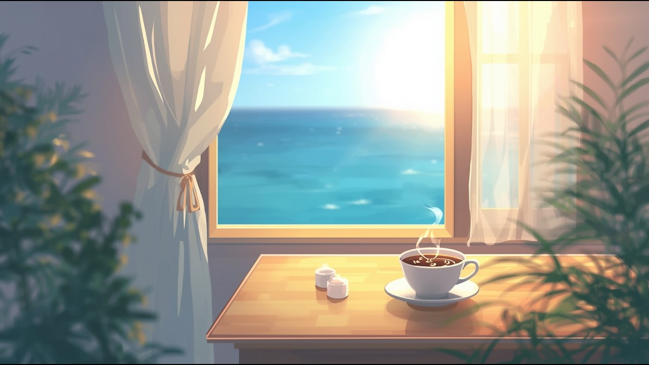 Summer Ocean LoFi ☀️ Chill Beats for Afternoon Energy & Good Mood | 24/7