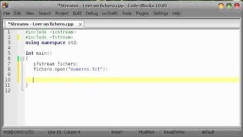 Curso de C++ -44- Streams. Leer un fichero